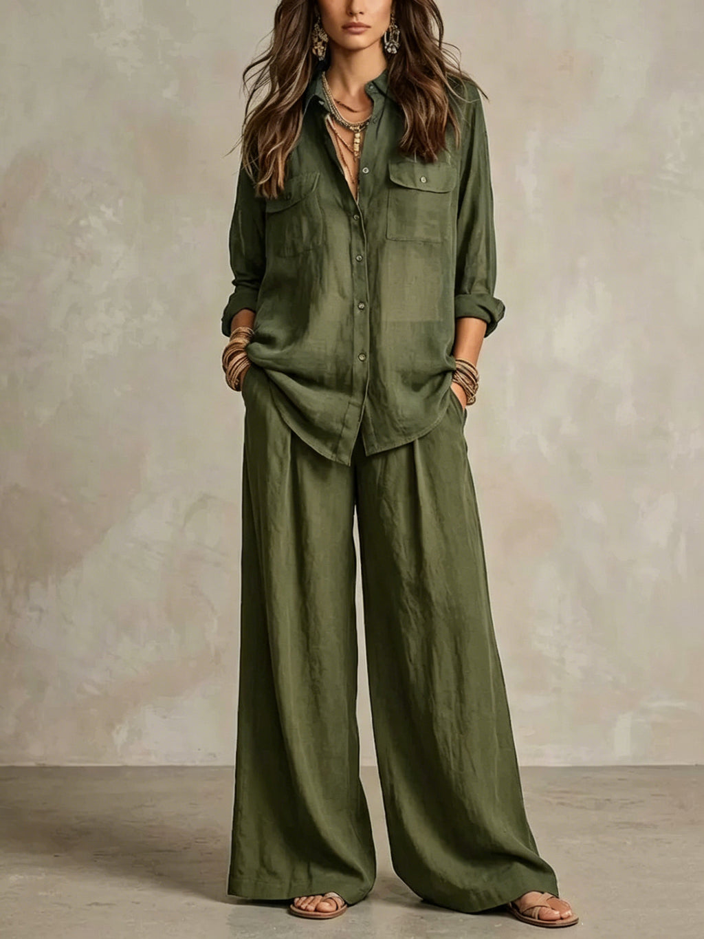 Chic Linen Set for Women