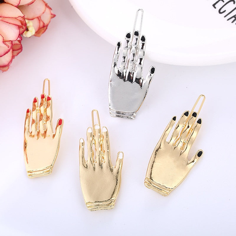 Nail Hand Hair Clips