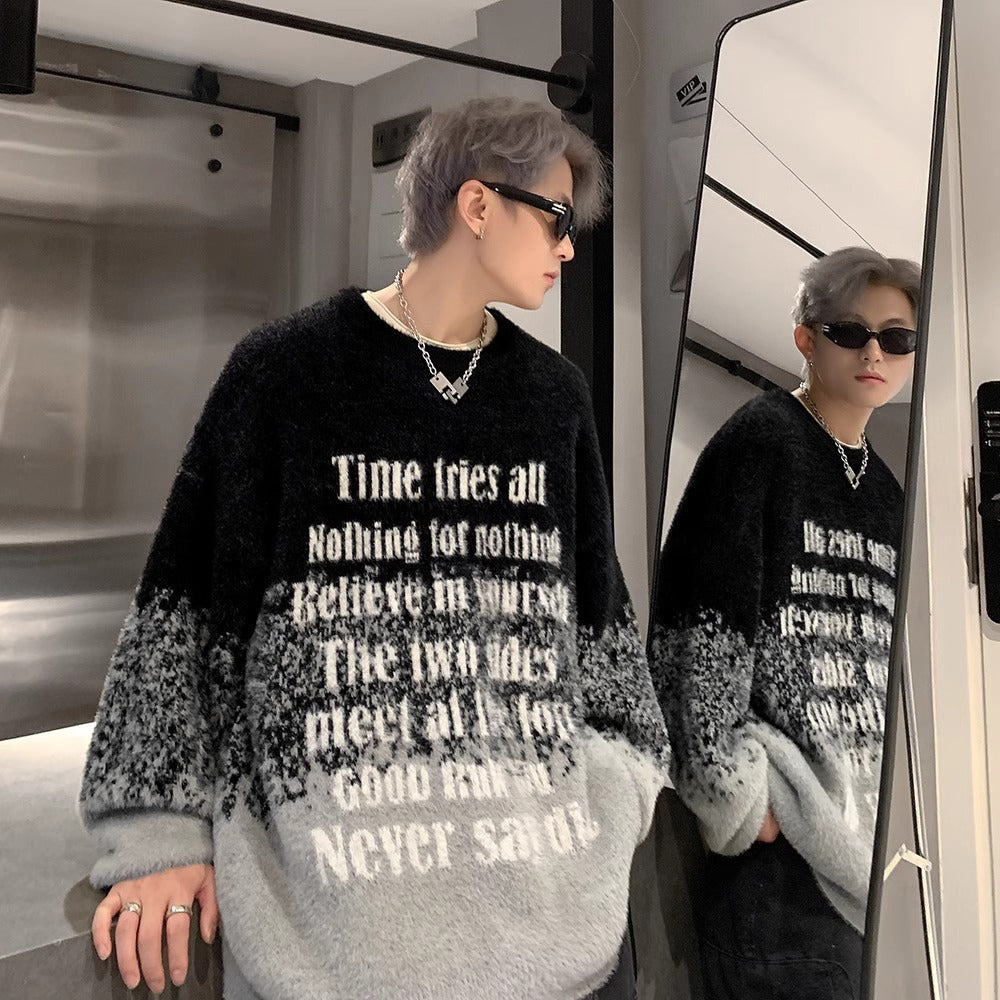 Thick Knit Sweater for Men