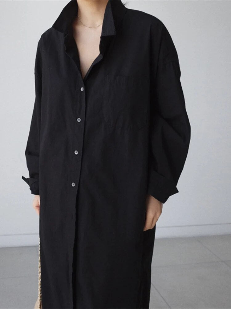 Long Sleeve Loose Fit Shirt