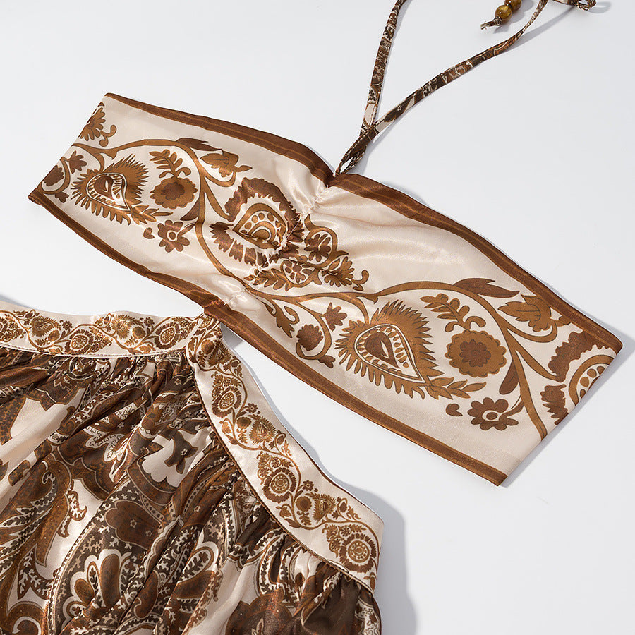 Strap revealing dress for women