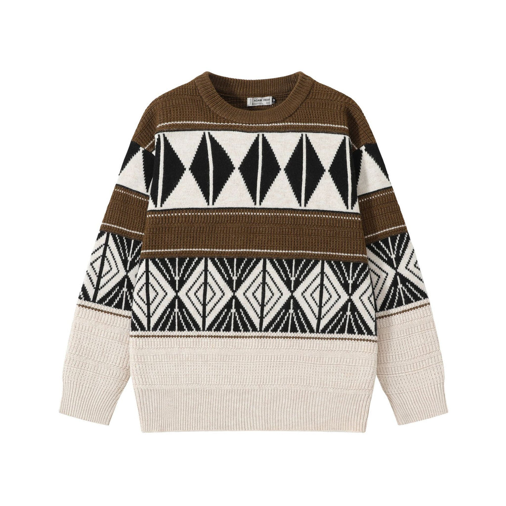 Diamond Pattern Knitwear for Men