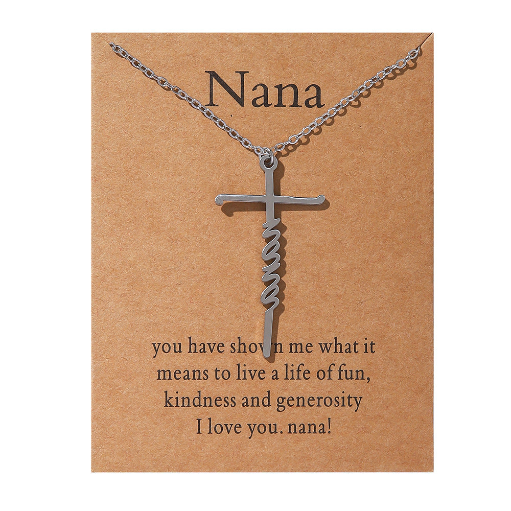 Faith Religious Cross Collarbone Chain