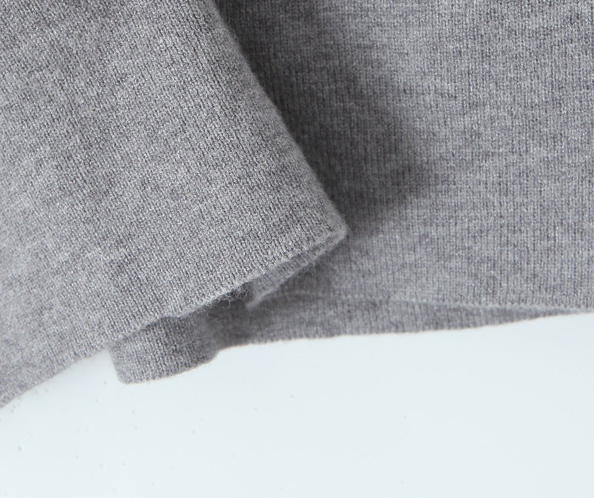 Knitted half skirt