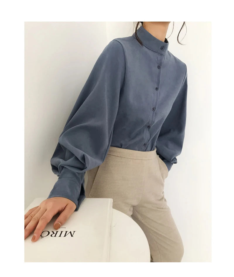 Big Lantern Sleeve Blouse for Women