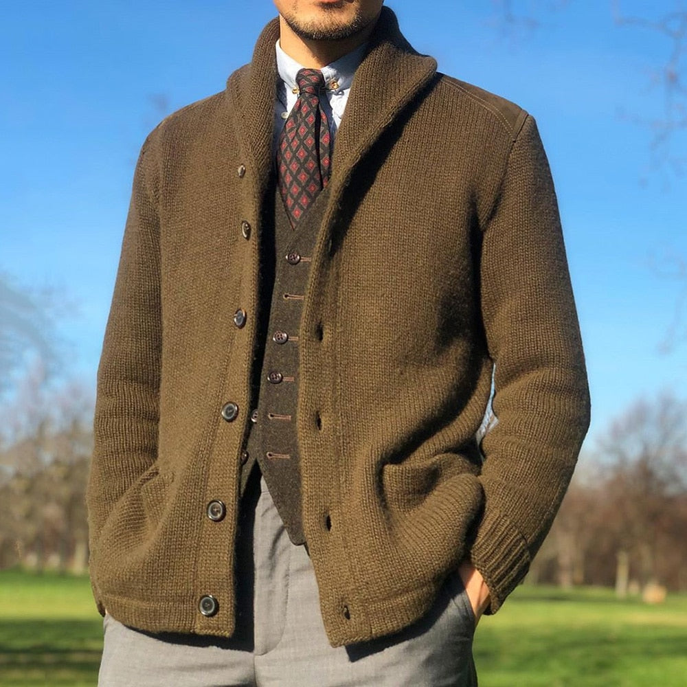 Knitted Coat for men