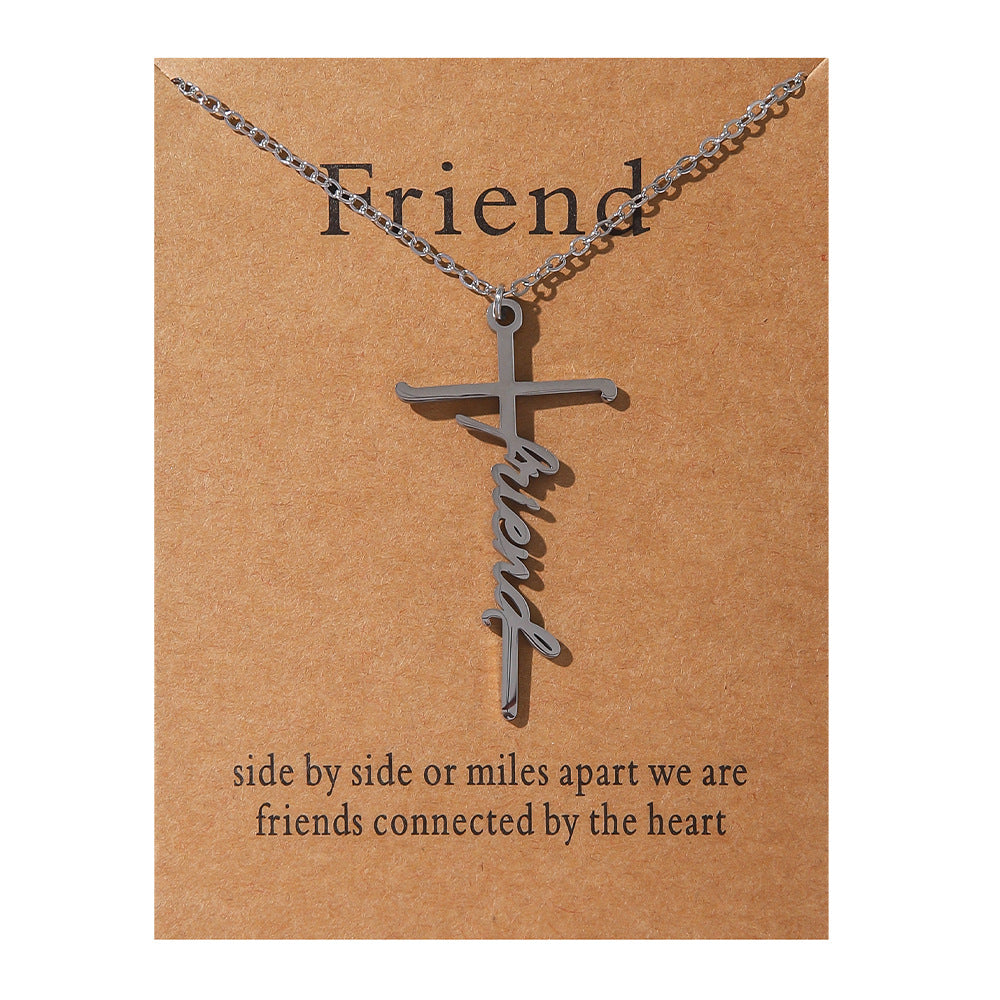 Faith Religious Cross Collarbone Chain