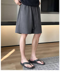 Preppy Style Striped Shorts Men