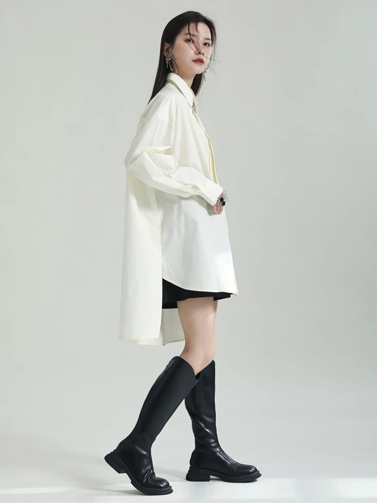 Long Sleeve Casual Loose Shirts For Women