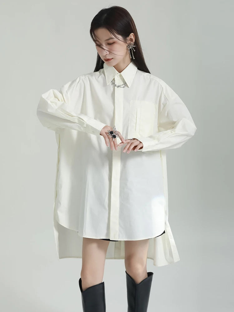 Long Sleeve Casual Loose Shirts For Women