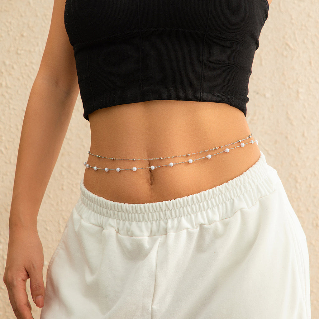 Double layered waist chain