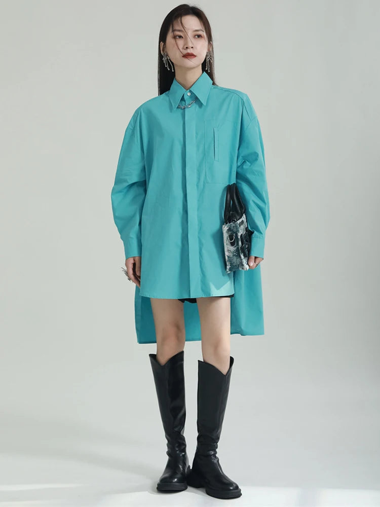 Long Sleeve Casual Loose Shirts For Women