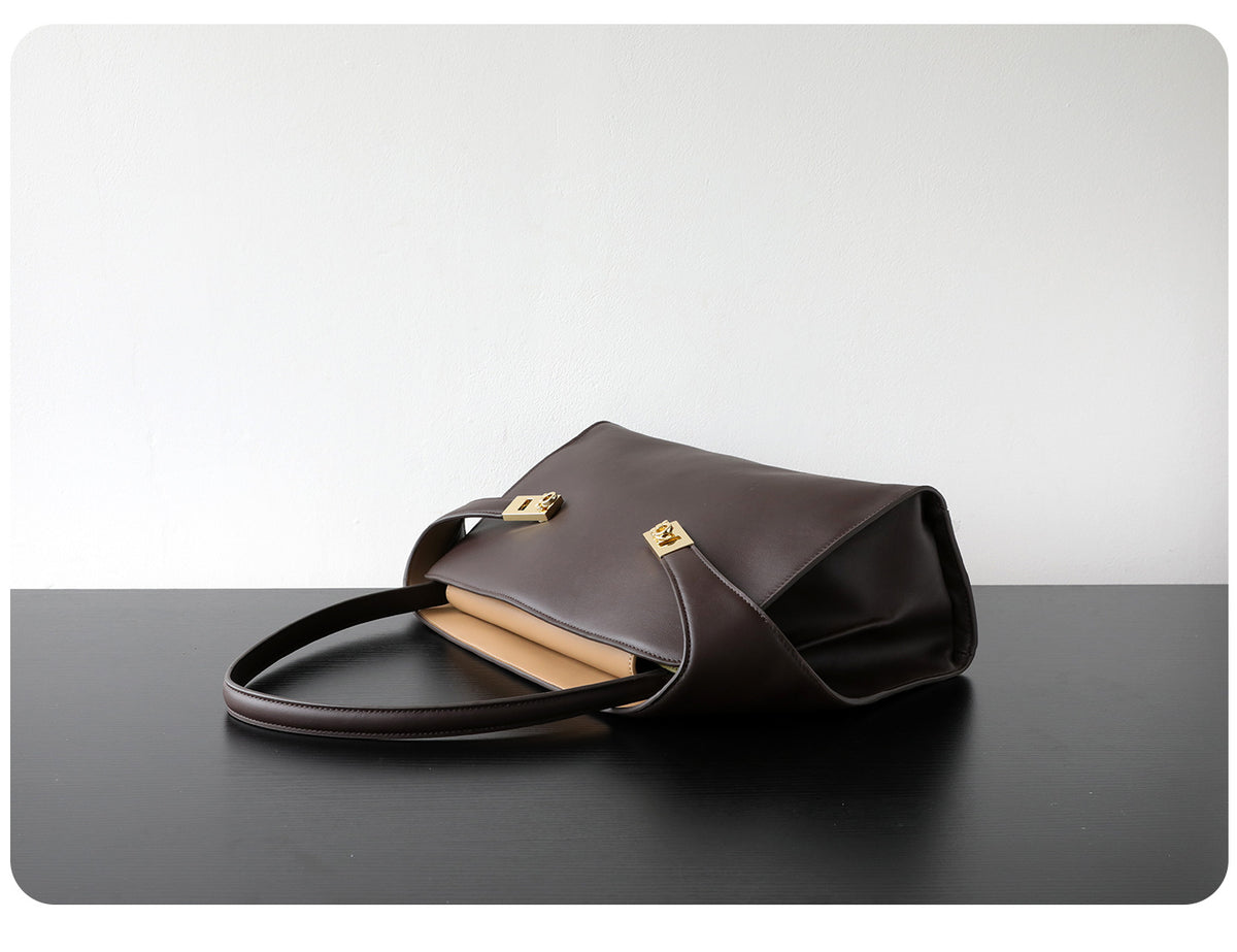 Luxe Leather Tote Bag
