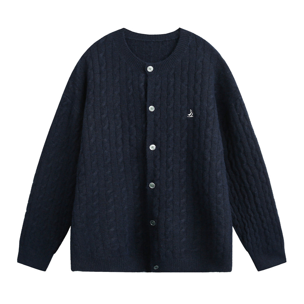 Round neck sweater for men