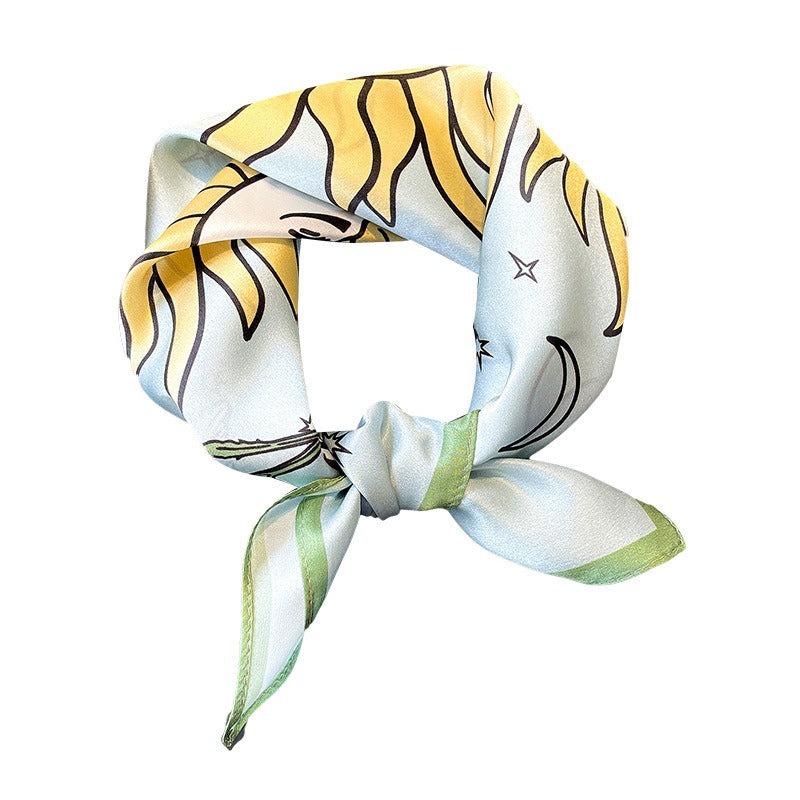 Sun Goddess Silk Scarf