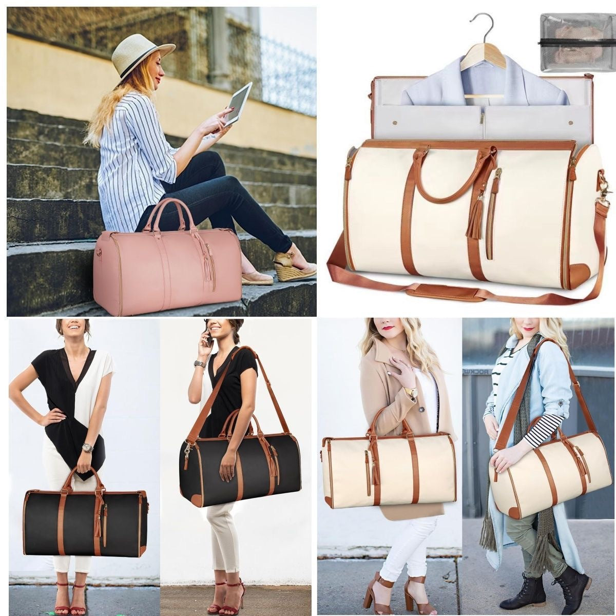 Folding suit luggage bag