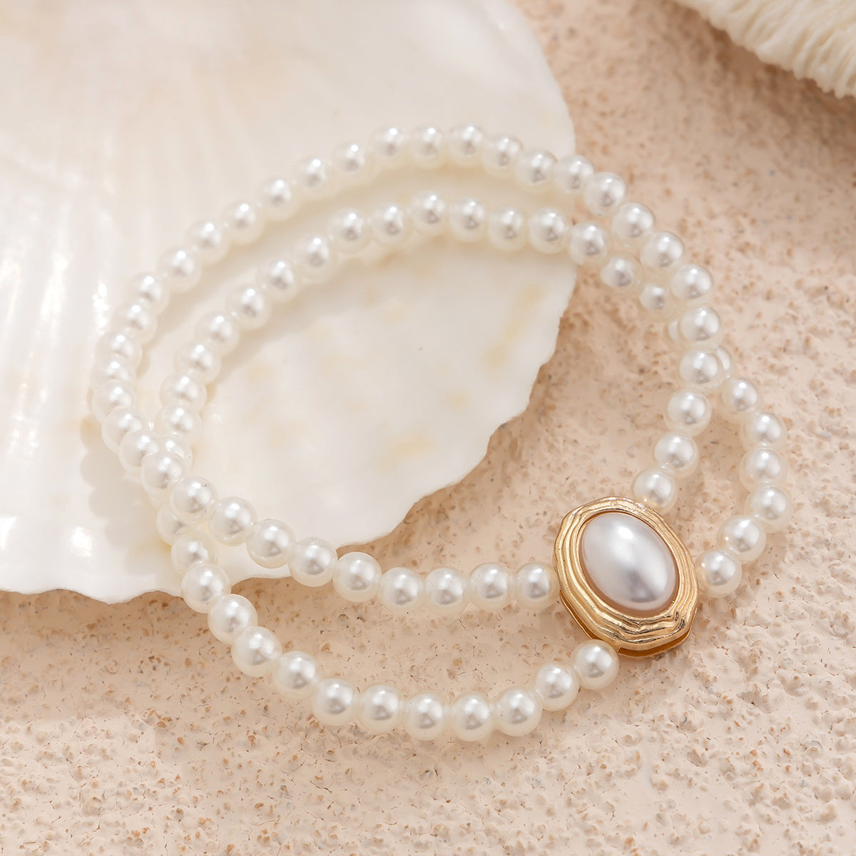 Pearl ankle chain