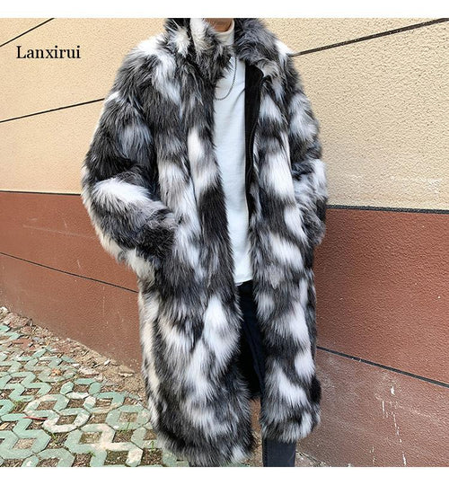 Camouflage Thick Fur Collar Coats