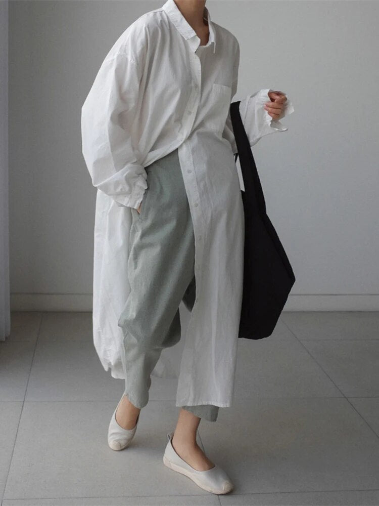 Long Sleeve Loose Fit Shirt
