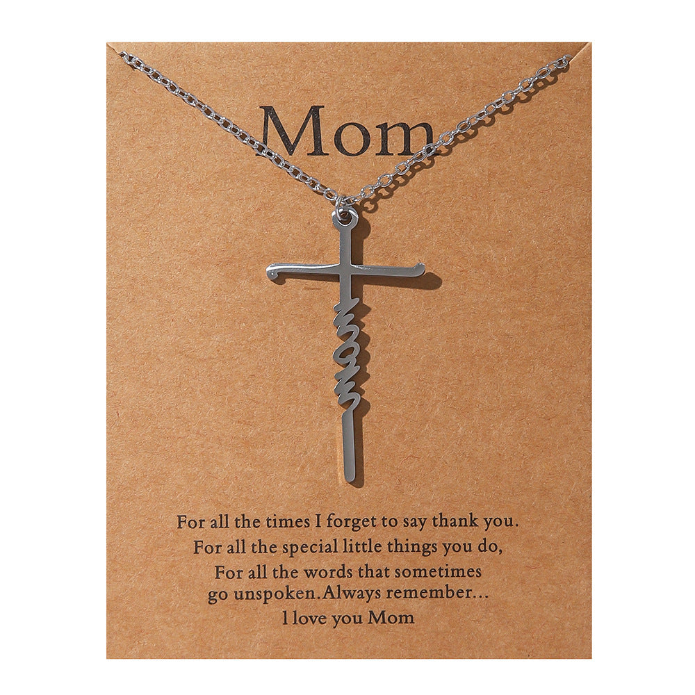 Faith Religious Cross Collarbone Chain