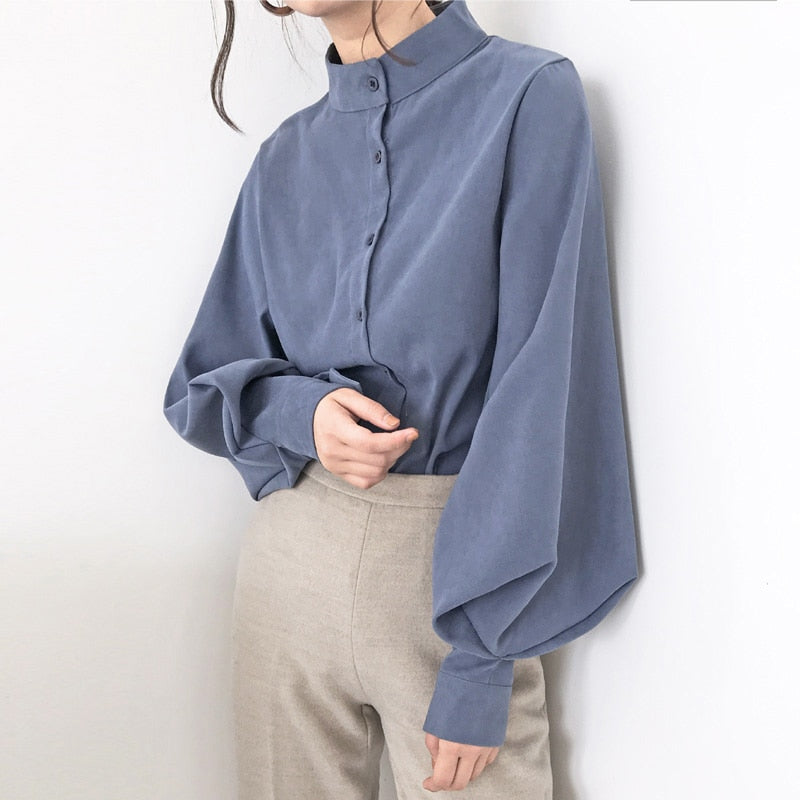 Big Lantern Sleeve Blouse for Women