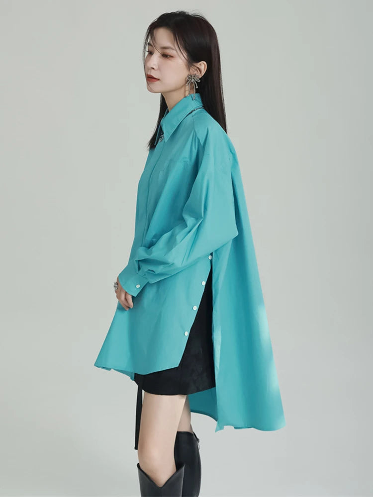Long Sleeve Casual Loose Shirts For Women