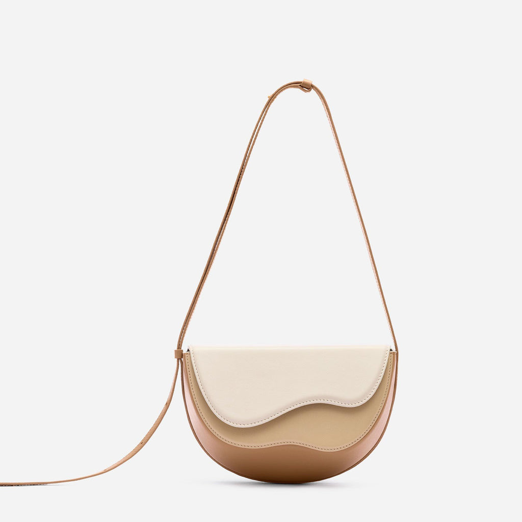 Spliced Single Shoulder Contrast Bag
