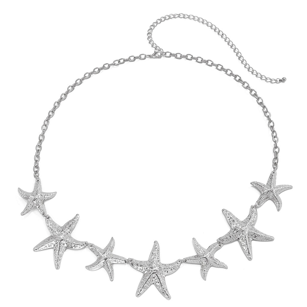 Pearl flower body chain