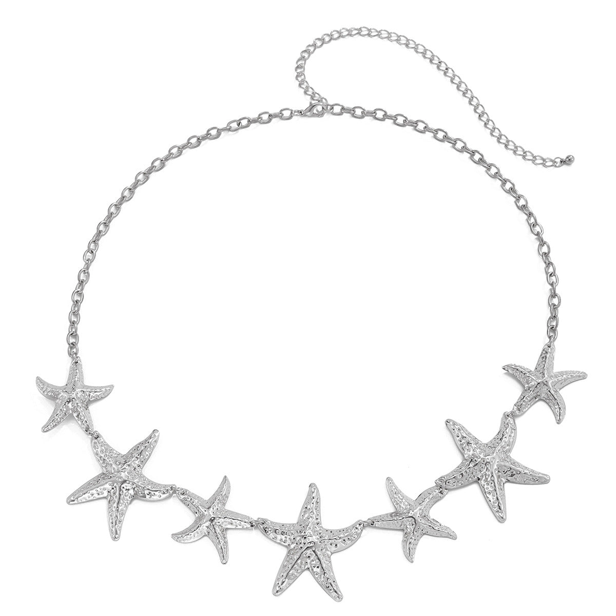 Pearl flower body chain