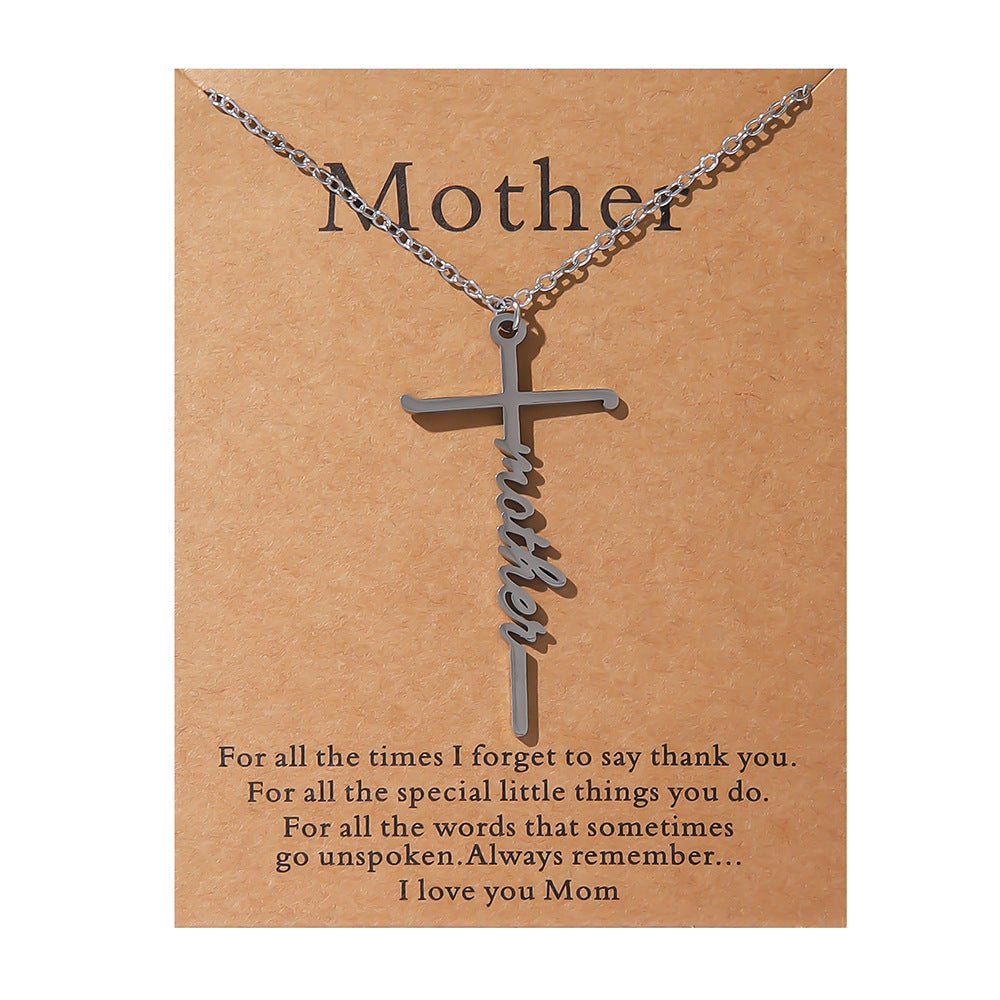 Faith Religious Cross Collarbone Chain