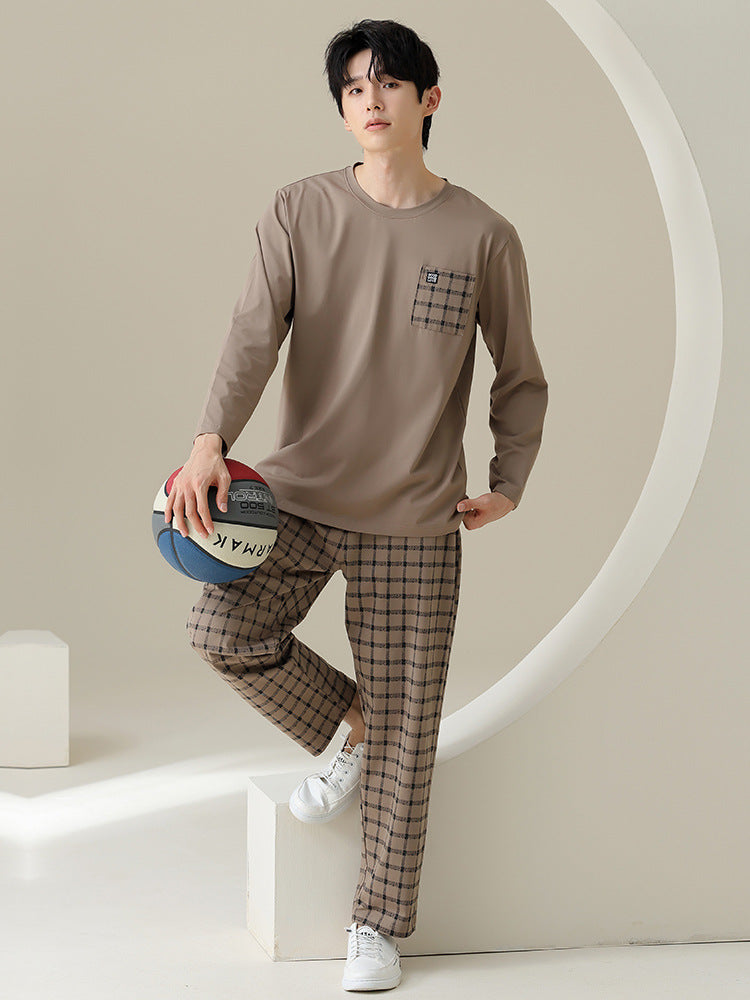 Men in pajamas