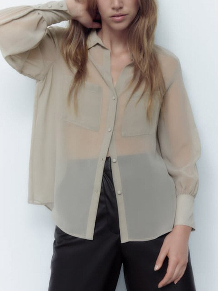 Translucent T-Shirts Tops